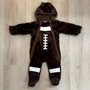The Children's Place Brown Football One Piece